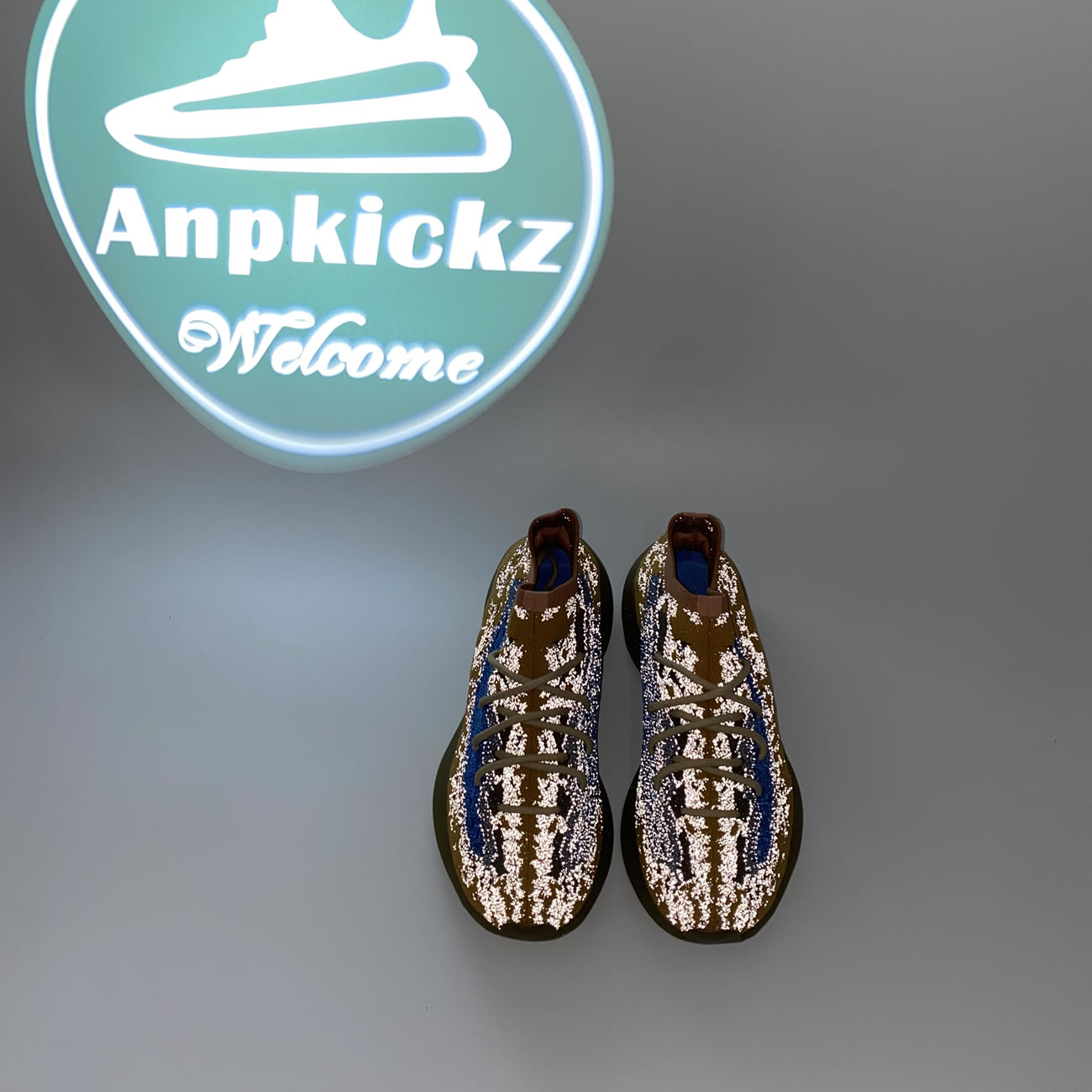 Adidas Yeezy Boost 380 Blue Oat Non Reflective Fy5137 Reflective Fx9847 (11) - newkick.app