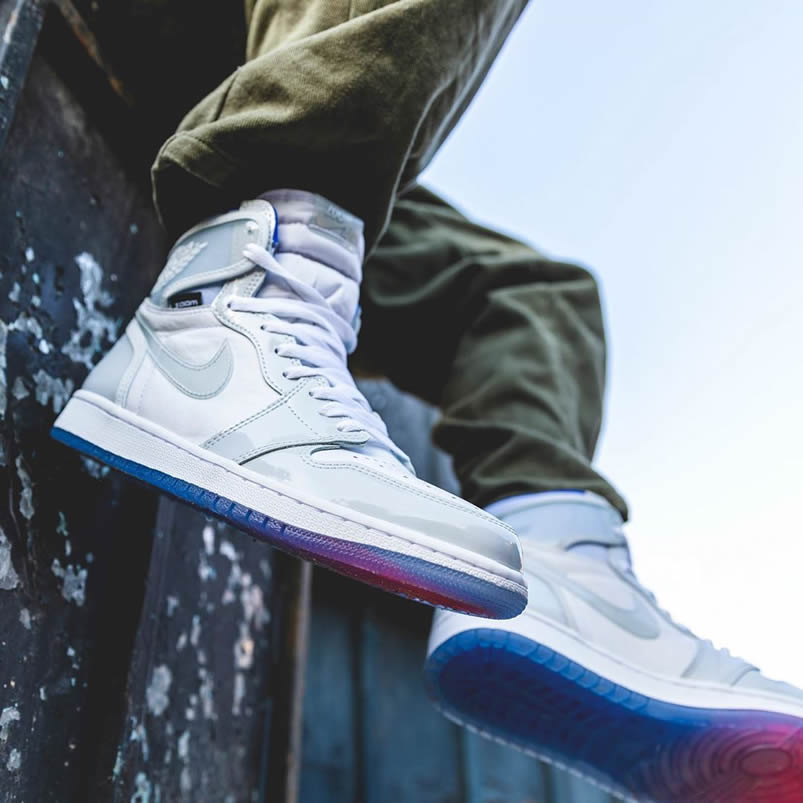 Air Jordan 1 High Zoom Racer Blue On Feet New Release Ck6637 104 (1) - newkick.app