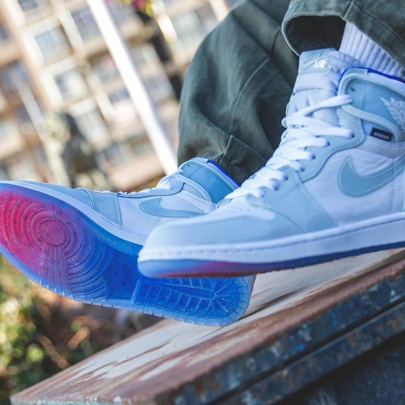 Air Jordan 1 High Zoom Racer Blue On Feet New Release Ck6637 104 (2) - newkick.app