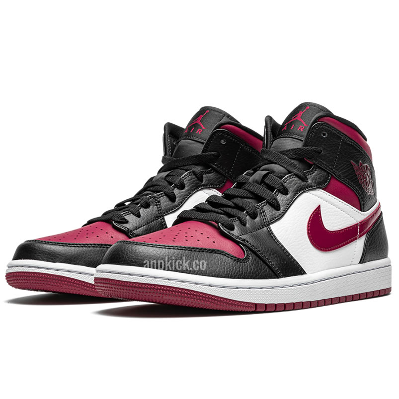 Air Jordan 1 Mid Bred Toe 554724 066 New Release Date (2) - newkick.app