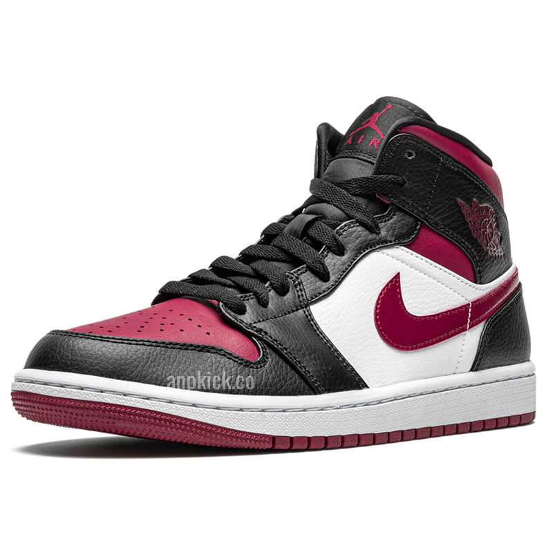 Air Jordan 1 Mid Bred Toe 554724 066 New Release Date (4) - newkick.app