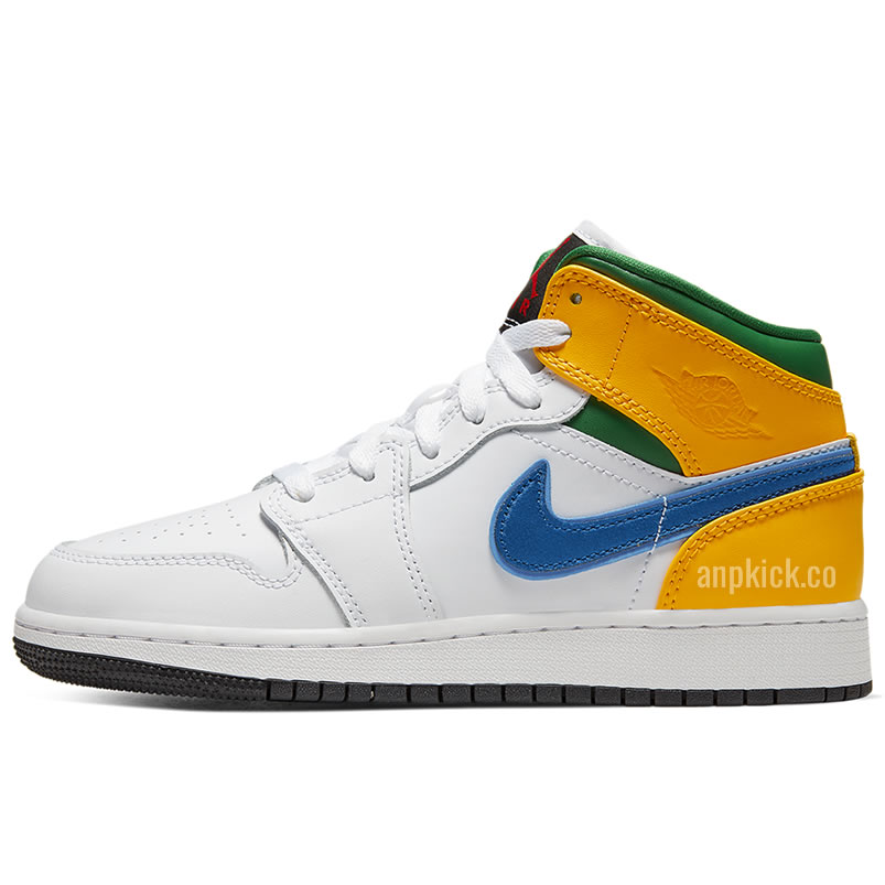 Air Jordan 1 Mid Gs Three Peat White Court Purple 554725 128 New Release Date (1) - newkick.app