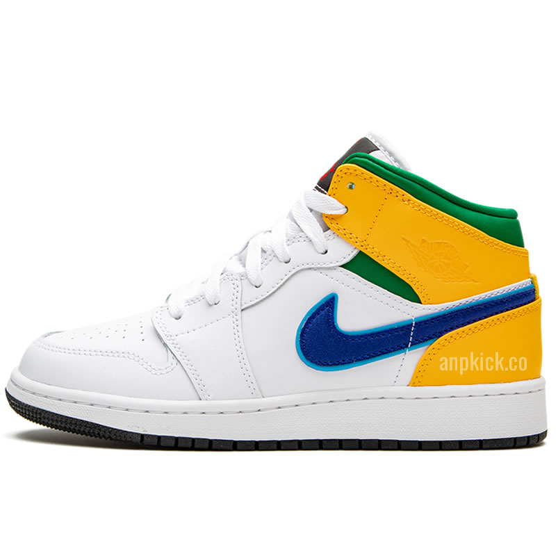 Air Jordan 1 Mid Gs Three Peat White Court Purple 554725 128 New Release Date (2) - newkick.app