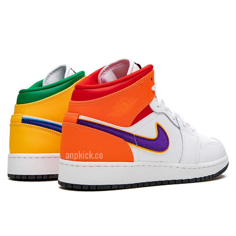 Air Jordan 1 Mid Gs Three Peat White Court Purple 554725 128 New Release Date (4) - newkick.app