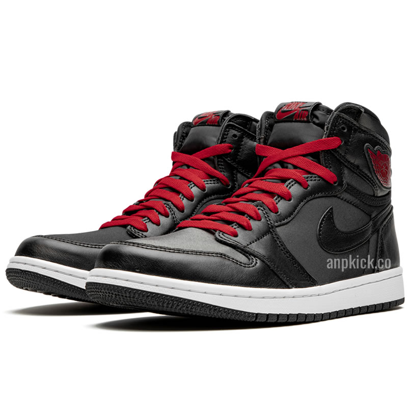 Air Jordan 1 Retro High Og Black Satin Gym Red 555088 060 New Release (2) - newkick.app