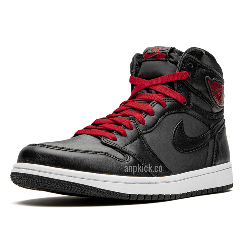 Air Jordan 1 Retro High Og Black Satin Gym Red 555088 060 New Release (4) - newkick.app