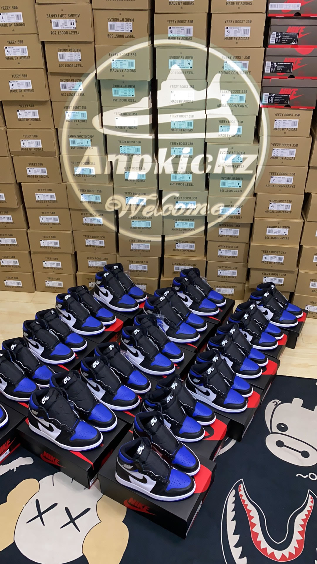 2020 Air Jordan 1 Retro High Og Royal Toe Royal Blue 555088 041 (1) - newkick.app