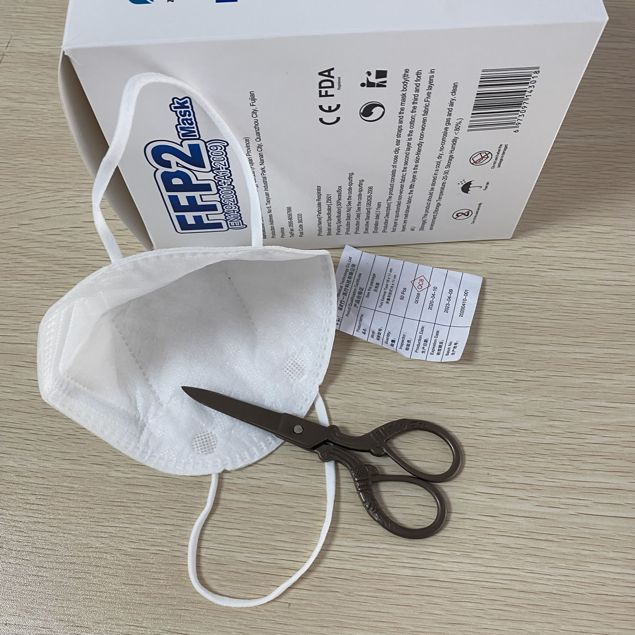 Ffp2 Mask Particulate Respirator 50pieces Box Model Z9501 (5) - newkick.app