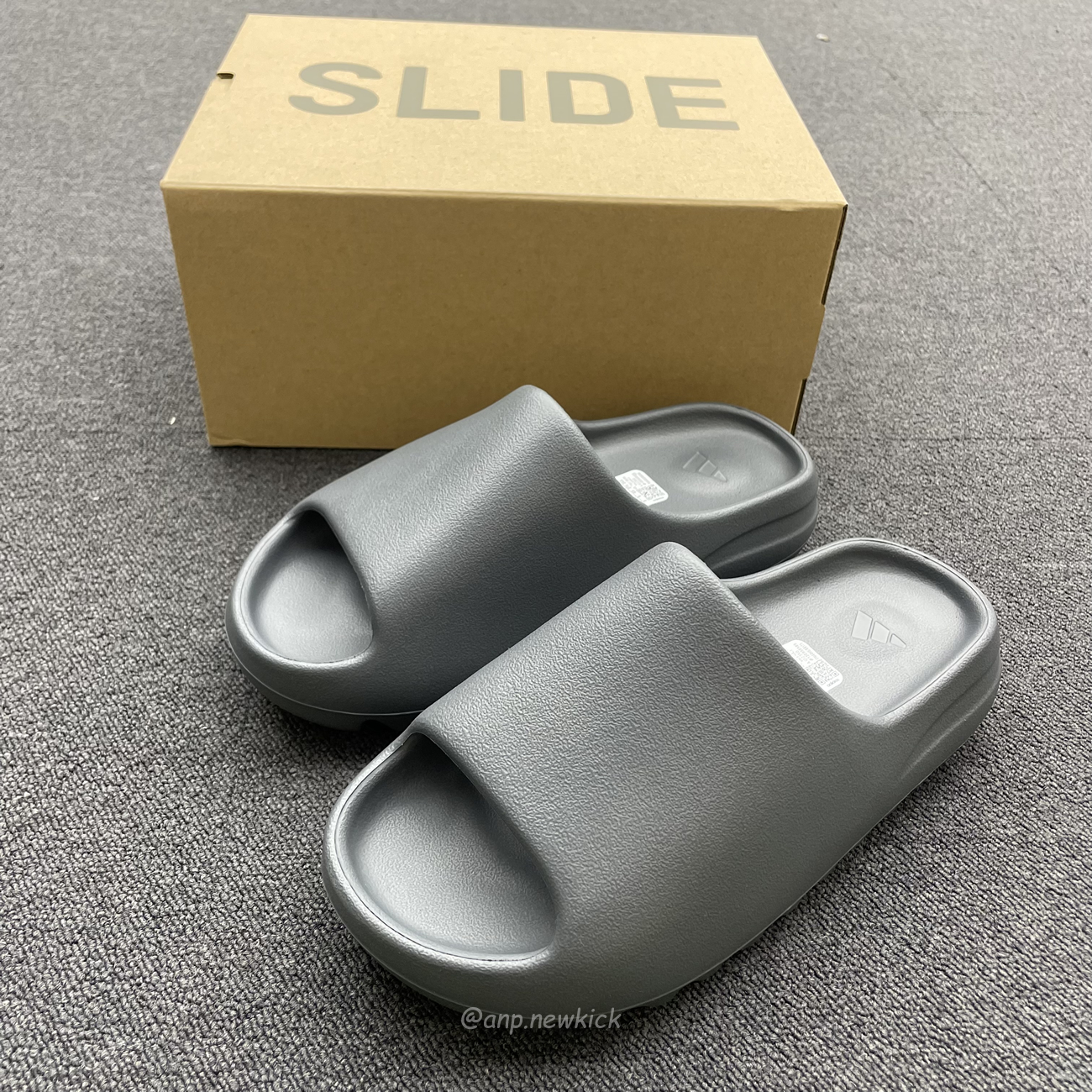 Adidas Yeezy Slide Slate Grey Id2350 (2) - newkick.app