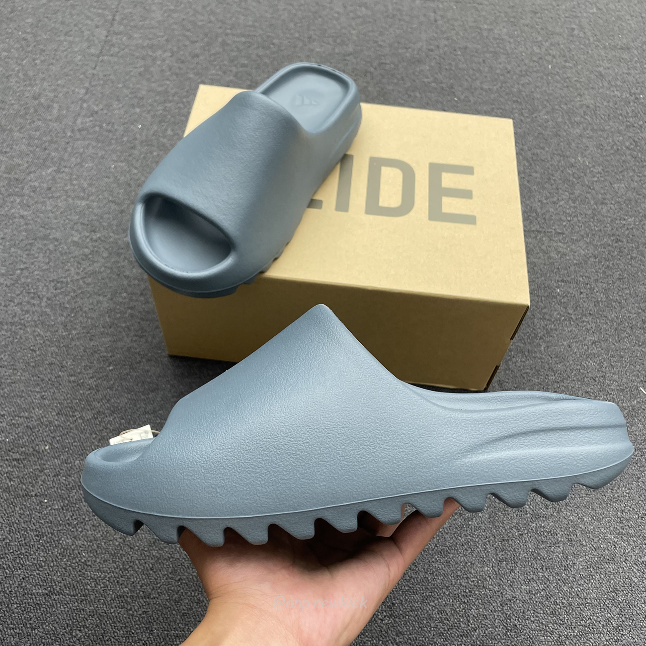 Adidas Yeezy Slide Slate Marine Id2349 (5) - newkick.app