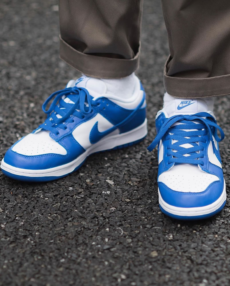 Nike Sb Dunk Low Sp Kentucky Varsity Royal Blue Cu1726 100 On Feet (2) - newkick.app