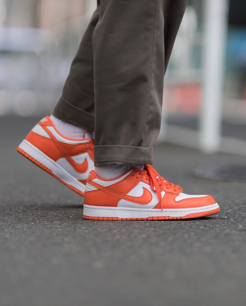 Nike Sb Dunk Low Sp Syracuse Orange Blaze Cu1726 101 On Feet (11) - newkick.app