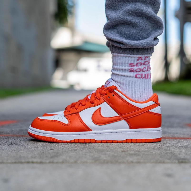 Nike Sb Dunk Low Sp Syracuse Orange Blaze Cu1726 101 On Feet (4) - newkick.app