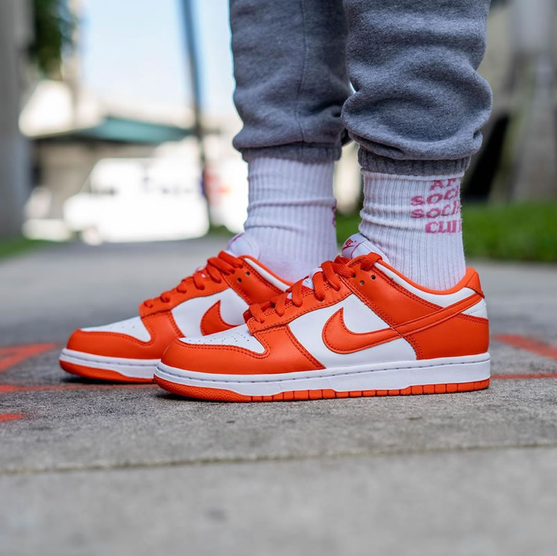 Nike Sb Dunk Low Sp Syracuse Orange Blaze Cu1726 101 On Feet (9) - newkick.app