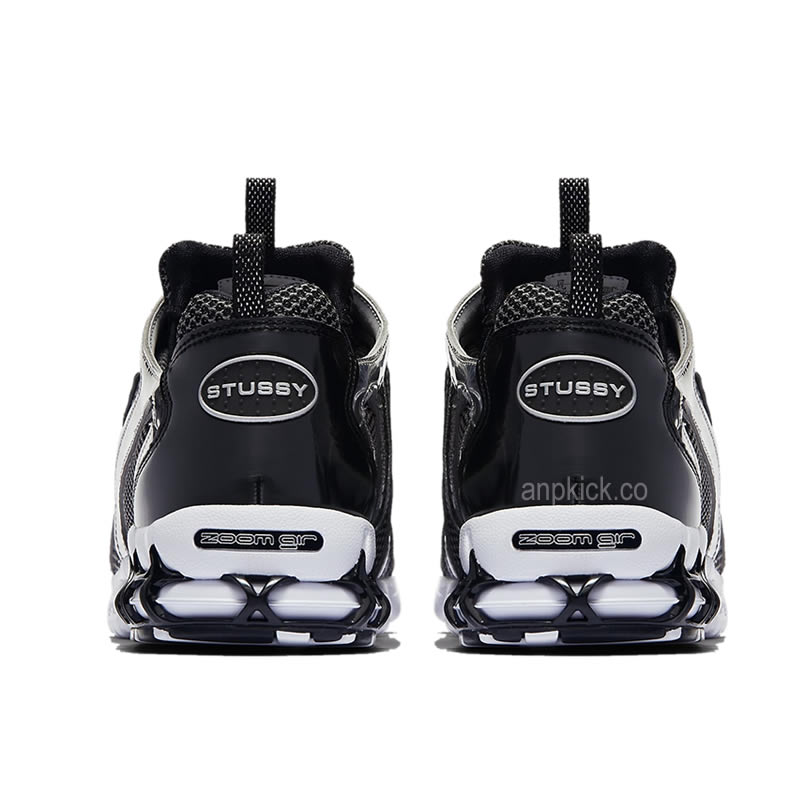 Stussy Nike Air Zoom Spiridon Caged 2 Black Pure Platium Cu1854 001 Release Date (5) - newkick.app