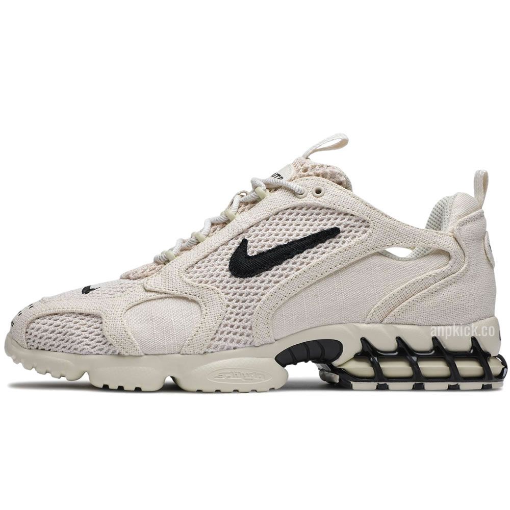 Stussy Nike Air Zoom Spiridon Caged 2 Fossil Cq5486 200 Release Date (1) - newkick.app