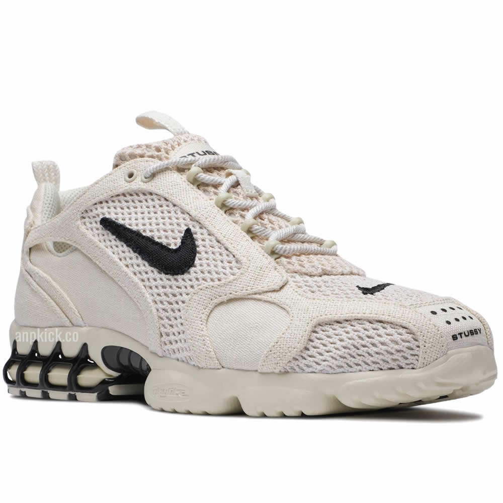 Stussy Nike Air Zoom Spiridon Caged 2 Fossil Cq5486 200 Release Date (3) - newkick.app