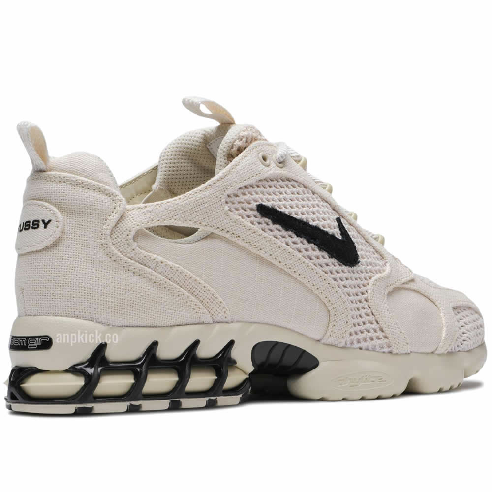 Stussy Nike Air Zoom Spiridon Caged 2 Fossil Cq5486 200 Release Date (4) - newkick.app