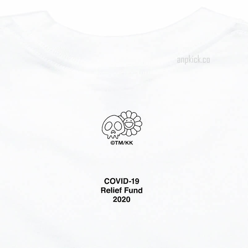 Supreme Covid 19 Relief Box Logo Tee T Shirt Takashi Murakami Kaikai Kiki Flower Skulls (2) - newkick.app