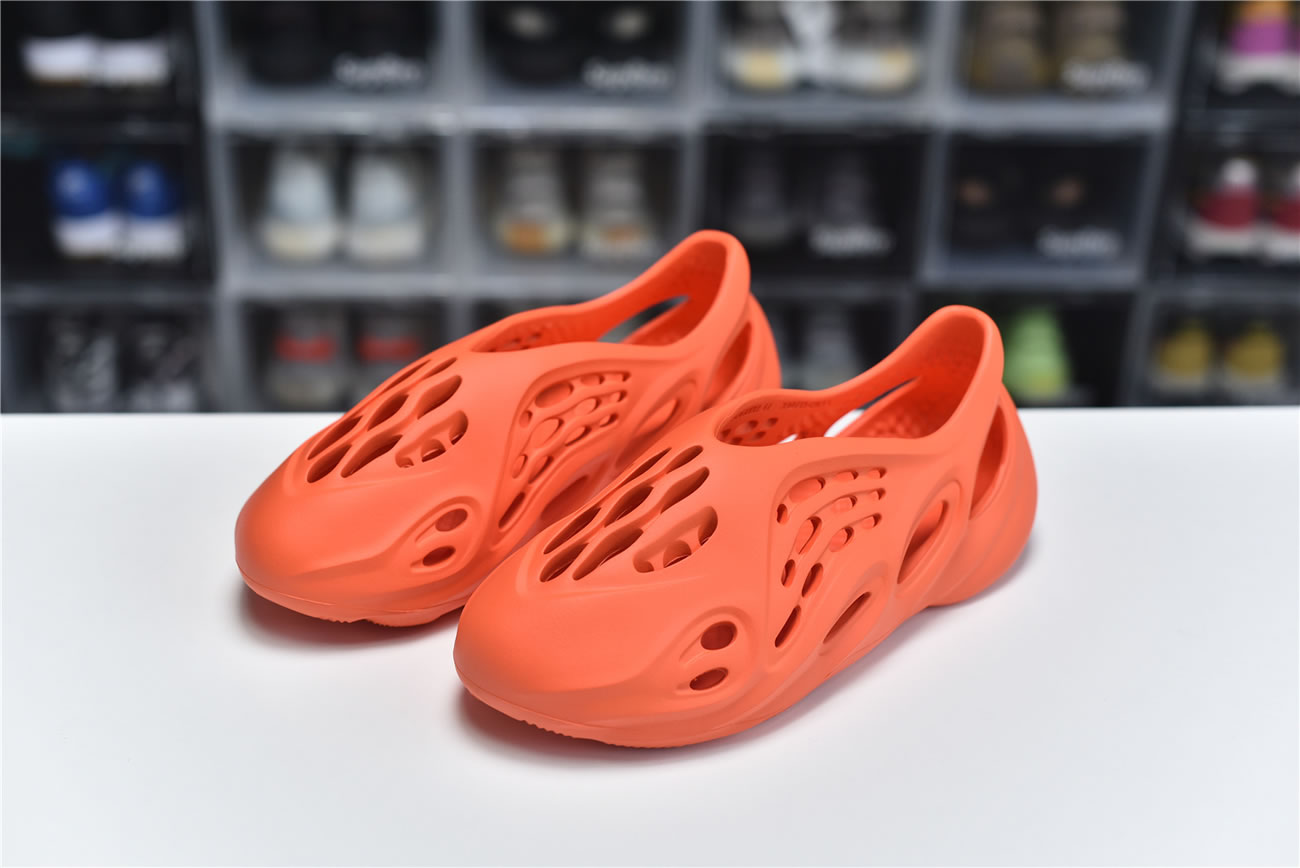 Adidas Yeezy Crocs Clog Foam Runner Colors Orange Red (1) - newkick.app