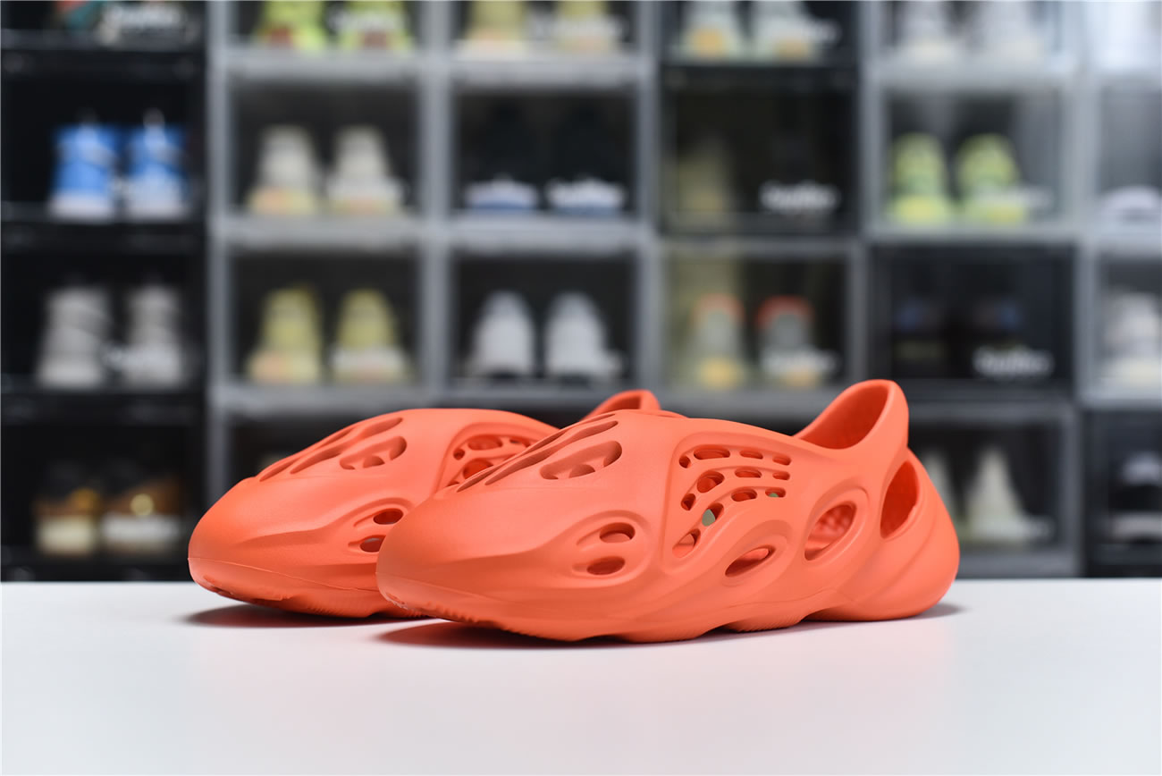 Adidas Yeezy Crocs Clog Foam Runner Colors Orange Red (3) - newkick.app