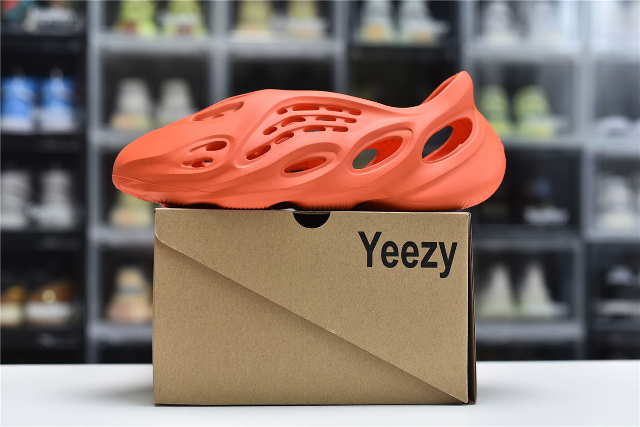 Adidas Yeezy Crocs Clog Foam Runner Colors Orange Red (7) - newkick.app