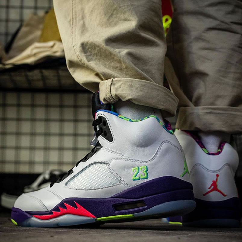 Air Jordan 5 Alternate Fresh Prince Bel Air On Feet Release Date Db3335 100 (1) - newkick.app