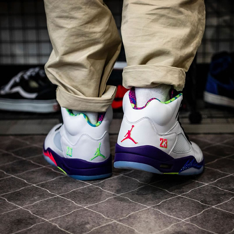 Air Jordan 5 Alternate Fresh Prince Bel Air On Feet Release Date Db3335 100 (3) - newkick.app