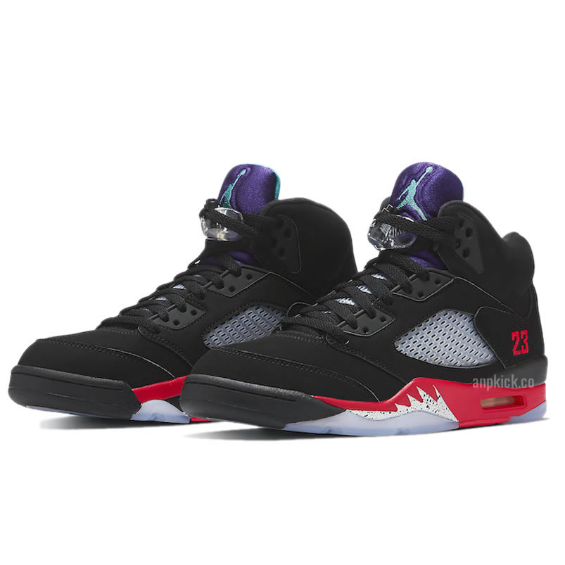 Air Jordan 5 Top 3 Black Fire Red New Release Date Cz1786 001 (3) - newkick.app