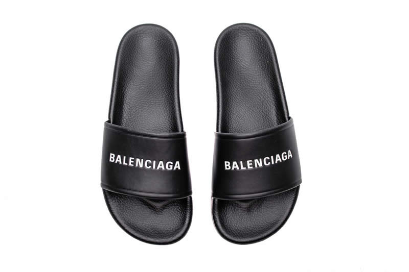 Balenciaga Slippers Dames For Men Women All Black White 506347 Wal00 9061 (19) - newkick.app