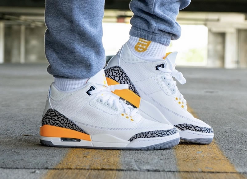 Air Jordan 3 Retro Laser Orange On Feet Ck9246 108 (2) - newkick.app