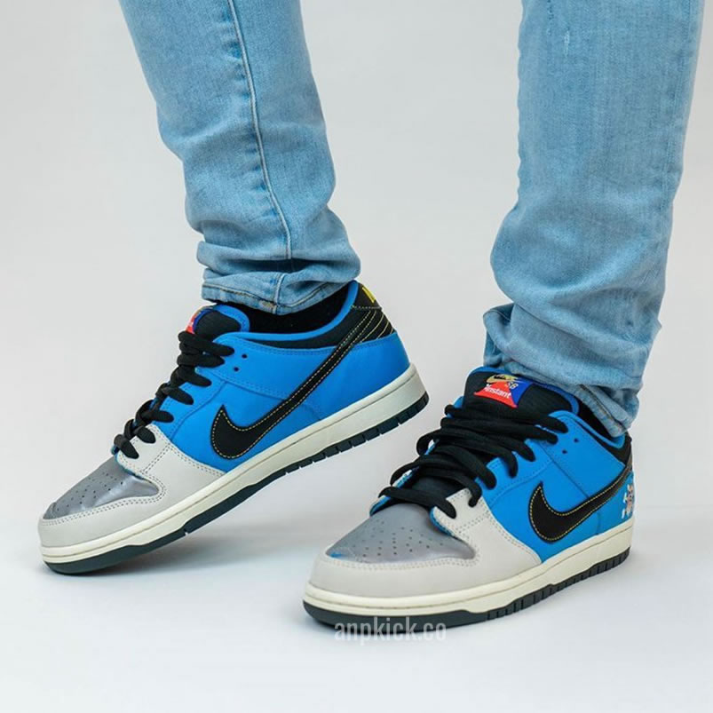 Instant Skateboards Nike Sb Dunk Low Shoes On Feet Cz5128 400 (2) - newkick.app