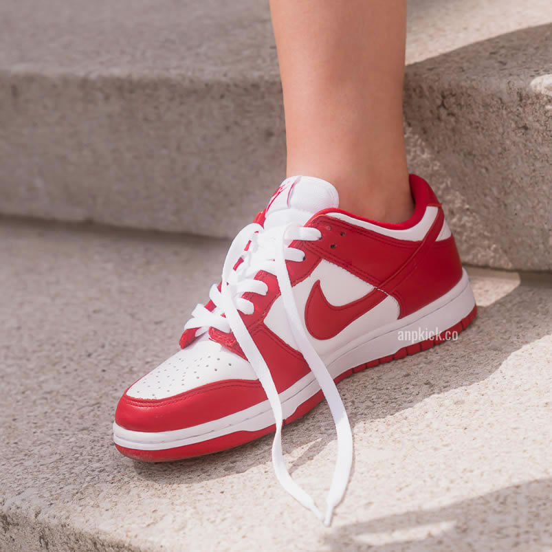 Nike Dunk Low Sp University Red On Feet 2020 Release Date Cu1727 100 (1) - newkick.app