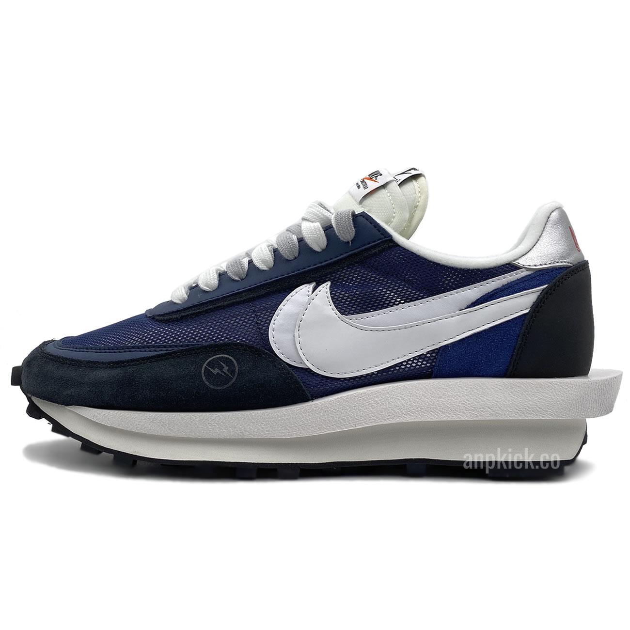 Sacai Fragment Design Nike Lvd Waffle Daybreak Grid Navy Blue Black Bv0073 008 (1) - newkick.app