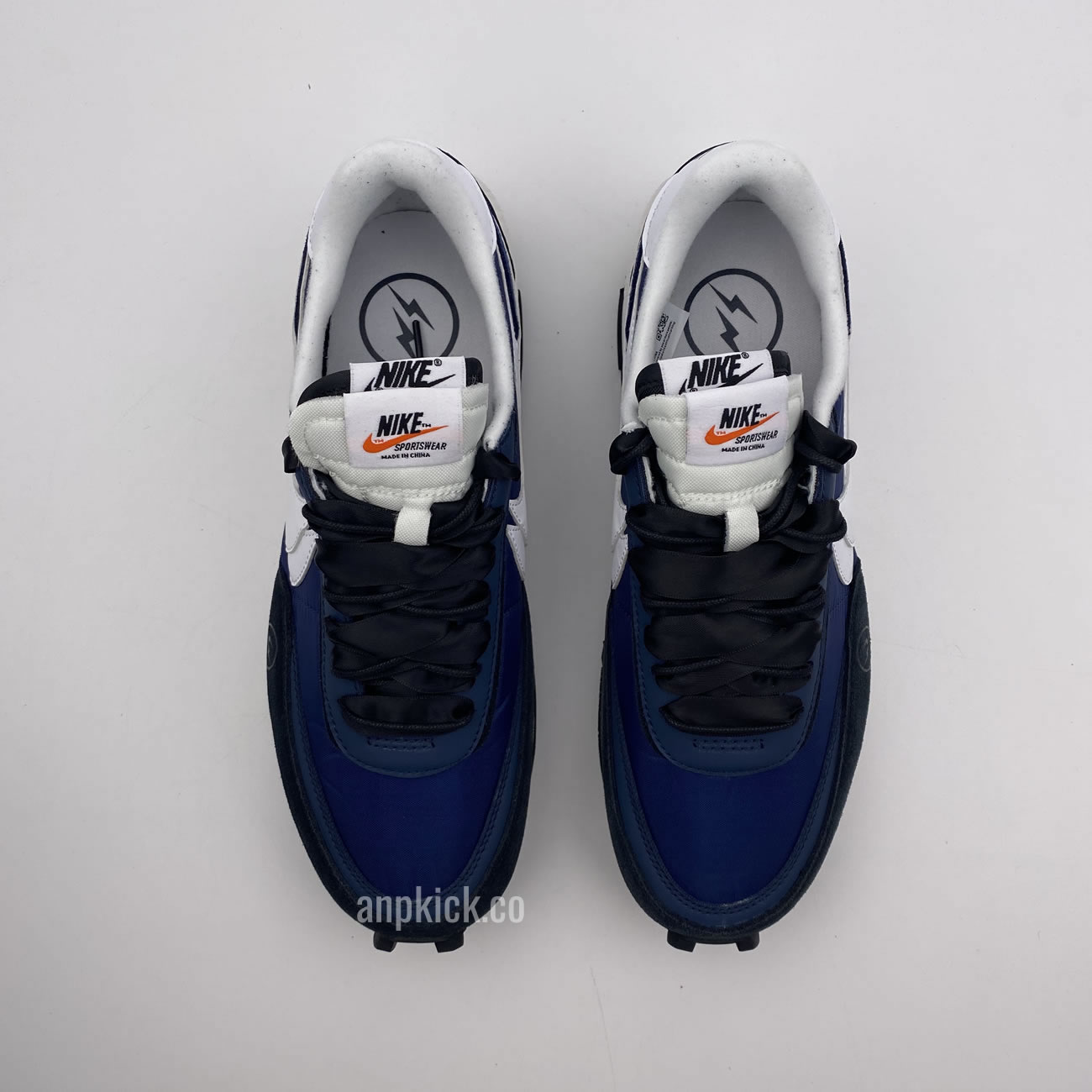 Sacai Fragment Design Nike Lvd Waffle Daybreak Navy Blue Black Bv0073 041 (4) - newkick.app