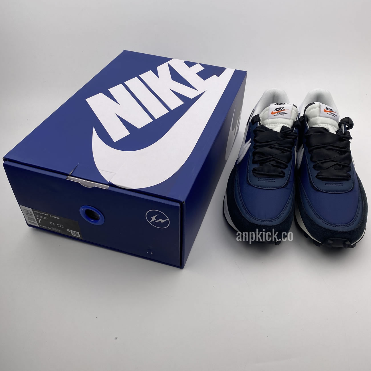 Sacai Fragment Design Nike Lvd Waffle Daybreak Navy Blue Black Bv0073 041 (8) - newkick.app