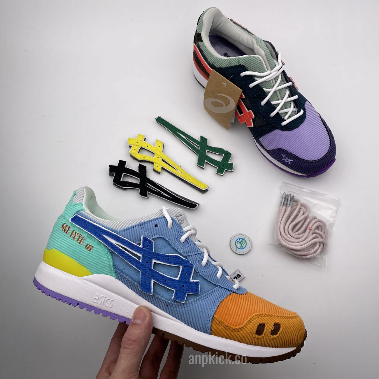 Sean Wotherspoon Atmos Asics Gel Lyte Og Shoes Multi 1203a019 000 (8) - newkick.app