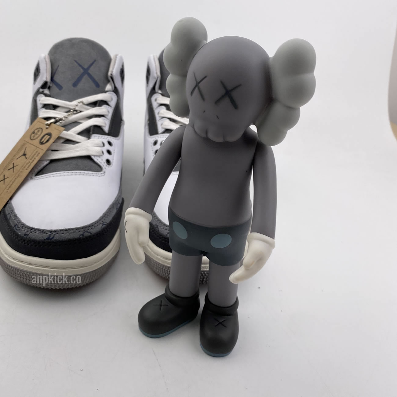 Kaws Air Jordan 3 Fresh Water White Light Grey New Release For Sale (10) - newkick.app