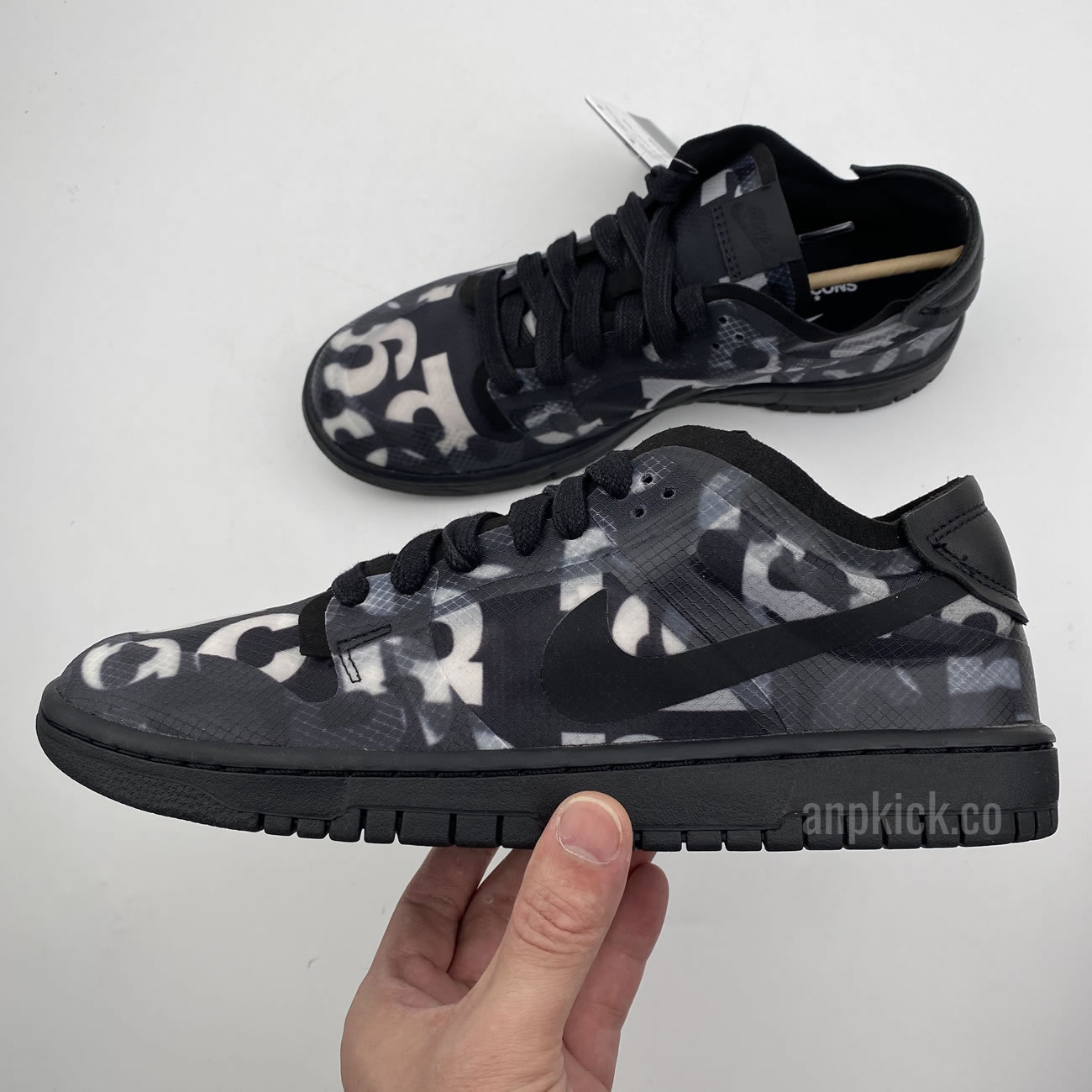 Comme Des Garcons Cdg Nike Dunk Low Black Cz2675 001 (13) - newkick.app