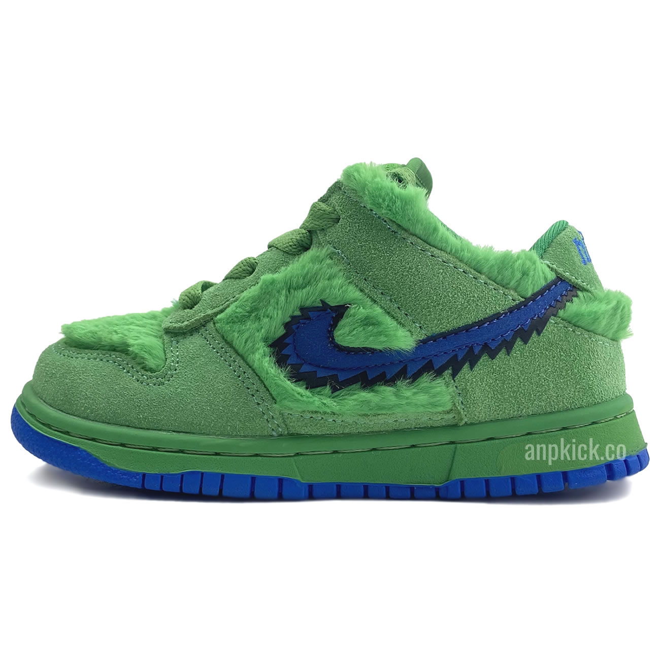 Kids Childrens Grateful Dead Bears Nike Sb Dunk Low Green Bear Cu1727 106 (1) - newkick.app