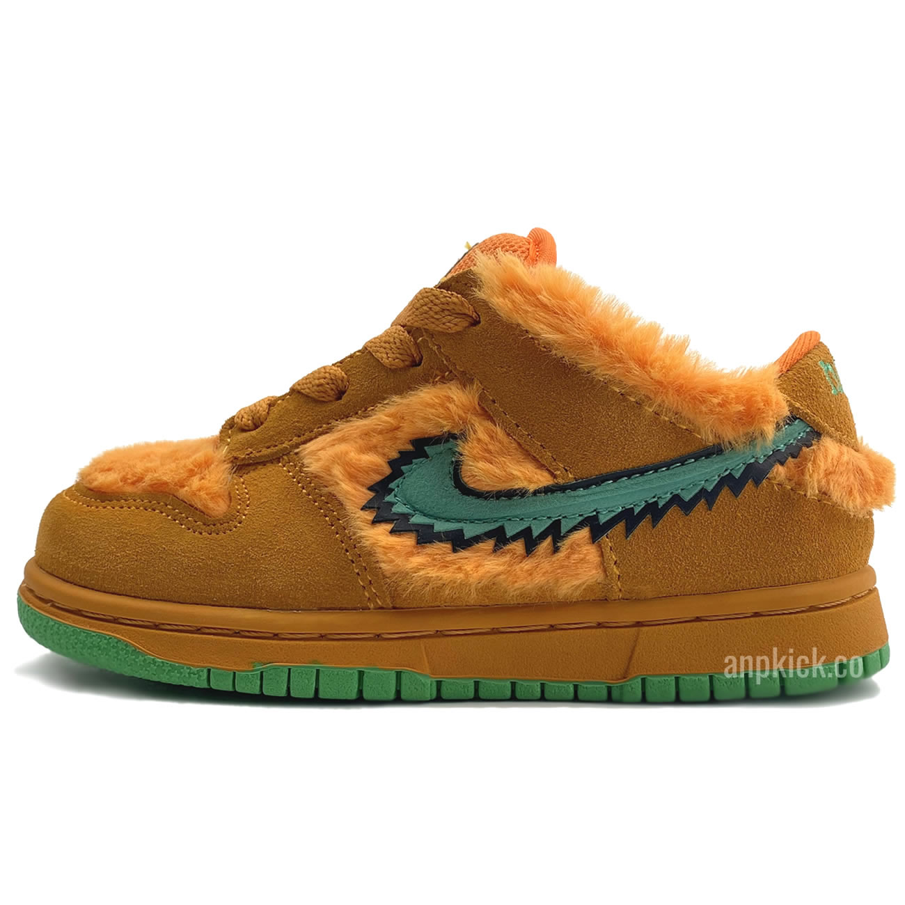 Kids Childrens Grateful Dead Bears Nike Sb Dunk Low Orange Bear Cu1727 103 (1) - newkick.app