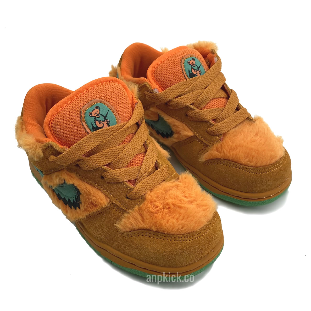 Kids Childrens Grateful Dead Bears Nike Sb Dunk Low Orange Bear Cu1727 103 (2) - newkick.app