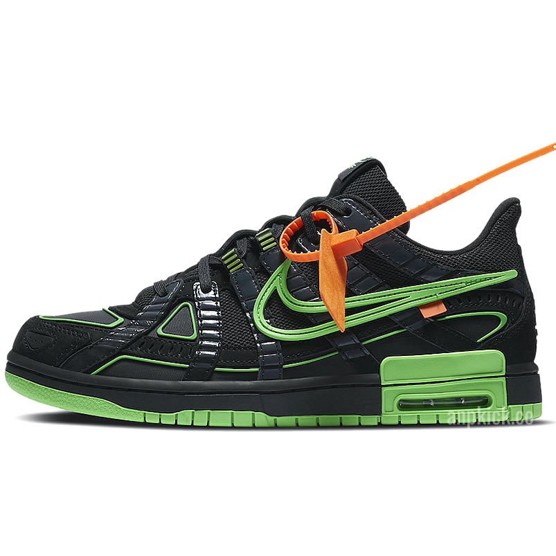 Off White Nike Air Rubber Dunk Green Strike Release Date Cu6015 001 (1) - newkick.app