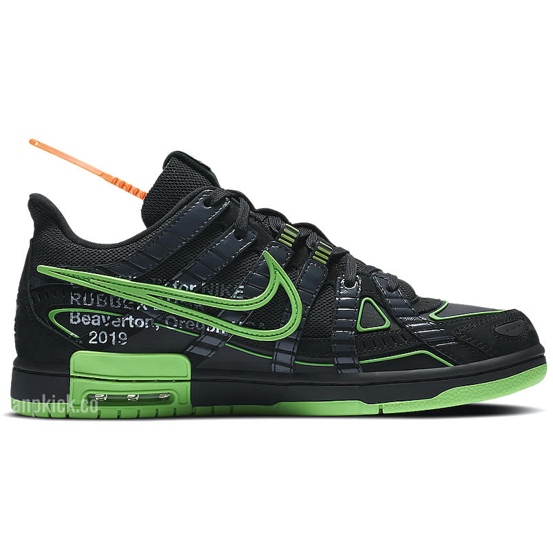 Off White Nike Air Rubber Dunk Green Strike Release Date Cu6015 001 (2) - newkick.app