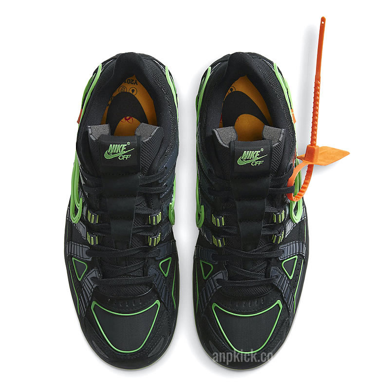 Off White Nike Air Rubber Dunk Green Strike Release Date Cu6015 001 (4) - newkick.app