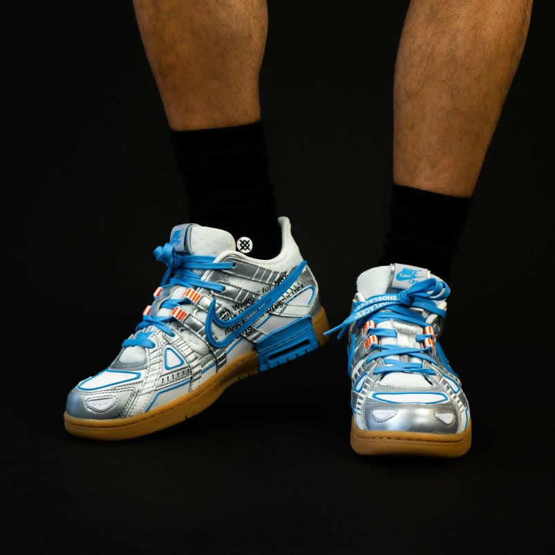 Off White Nike Air Rubber Dunk University Blue Release Date On Feet Cu6015 100 (2) - newkick.app