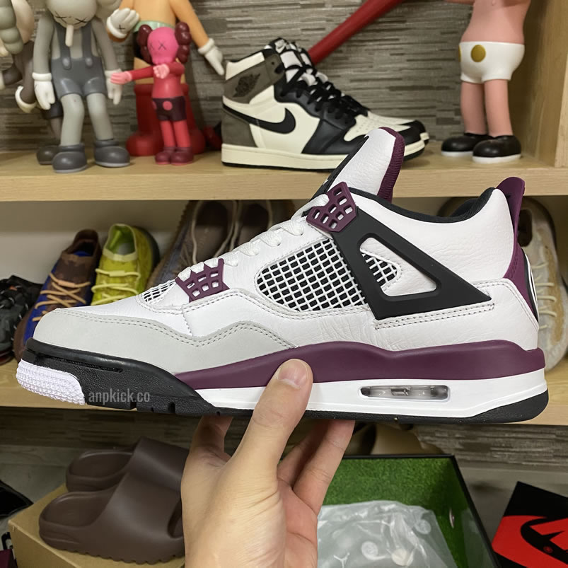 Air Jordan 4 Retro Paris Saint Germain Psg Neutral Grey Bordeaux Cz5624 100 (14) - newkick.app