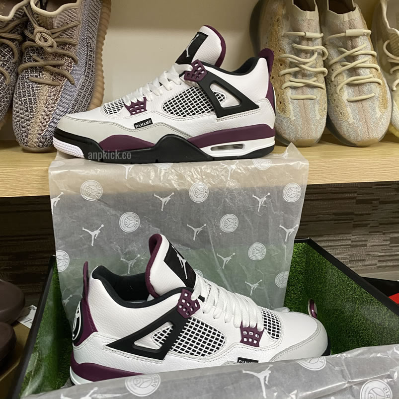 Air Jordan 4 Retro Paris Saint Germain Psg Neutral Grey Bordeaux Cz5624 100 (17) - newkick.app