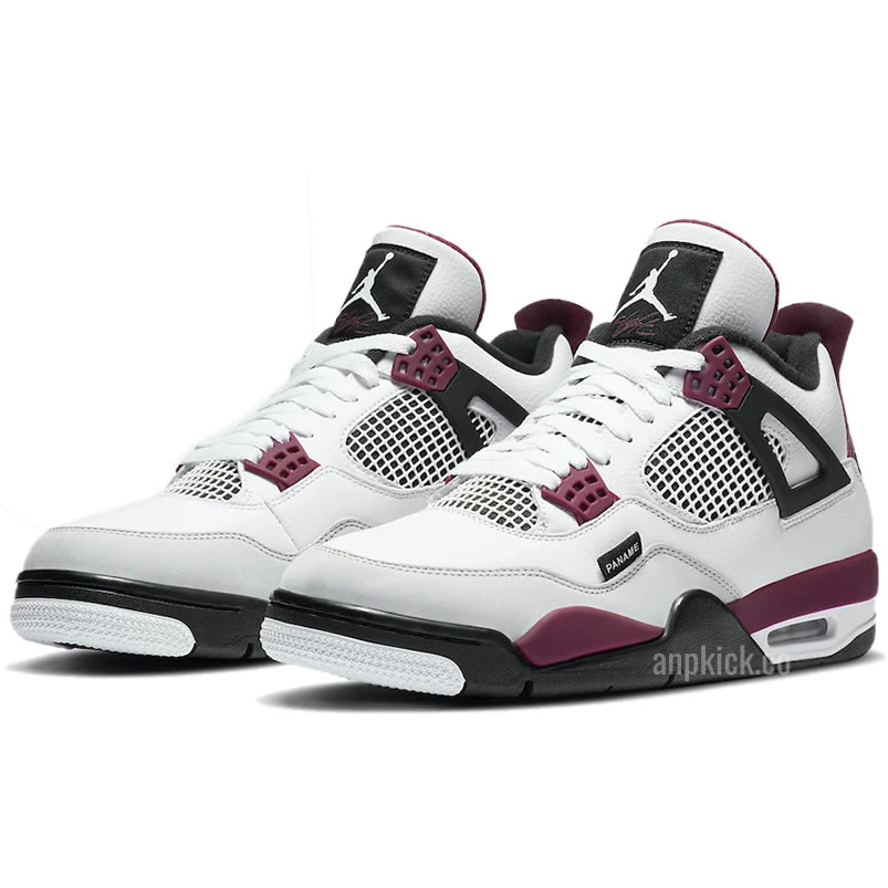 Air Jordan 4 Retro Paris Saint Germain Psg Neutral Grey Bordeaux Cz5624 100 (3) - newkick.app