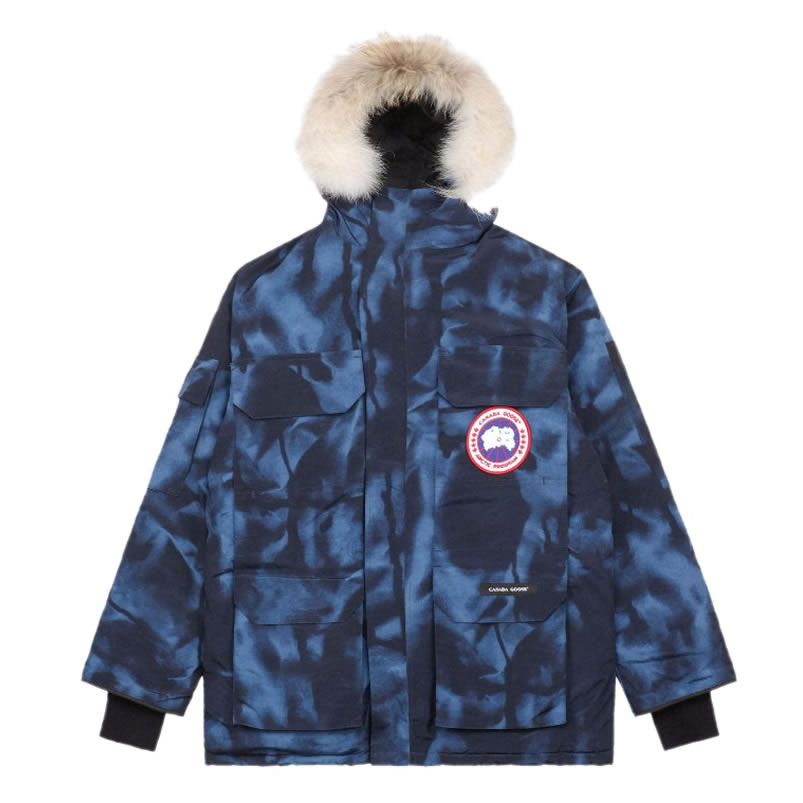 08 Canada Goose 19fw Expedition 4660ma Down Jacket Camouflage Blue (1) - newkick.app